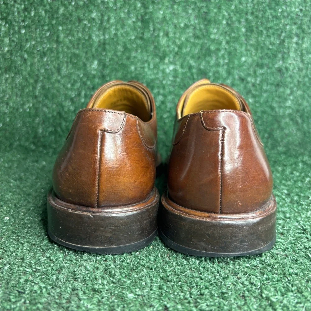 Mezlan Fiore Split Toe Leather Lace Up Classic Oxford Derby Shoes Brown Mens 9 M